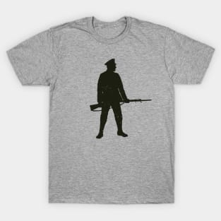 WW1 British Soldier Silhouette T-Shirt